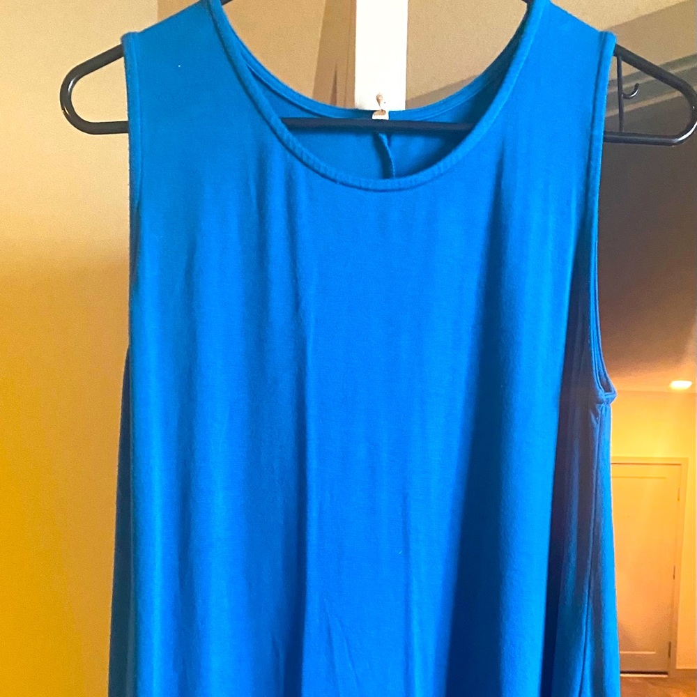 Blue dress